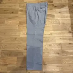 ユニクロ　グレー チェック柄 スラックス