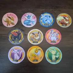 ポケモン　シール　ステッカー　10枚セット　ブイズ　サッポロ一番