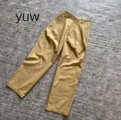新品未使用　ユウ　yuw チノパン　ストレートパンツ