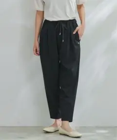 アーノルドパーマー カット ジョーゼット イージーパンツ ブラック 3サイズ