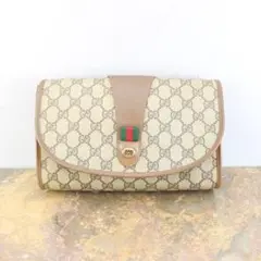 GUCCI オールドグッチシェリーラインGG柄クラッチバッグ