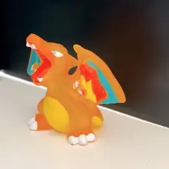 ポケモンキッズ 初期 クリア 指人形 ソフビ フィギュア リザードン