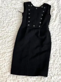 CHANEL シャネル スター ココマーク ボタン ノースリーブ ワンピース