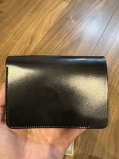最終値下げforme フォルメ　ショートウォレット　コードバン　ブラック