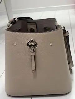 kate spade ブラウン バケツ型ショルダーバッグ