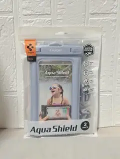 新品 2個セットSpigen AquaShield 防水スマホケース タッチ対応