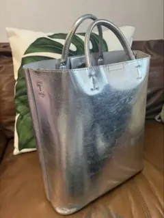 ADAM ET ROPE シルバートートバッグ