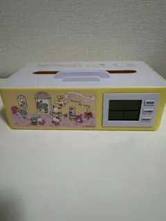 サンリオ　時計付き　ティッシュボックス　外箱無し