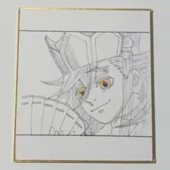 鬼滅の刃 童磨 色紙 手描きイラスト ファンアート