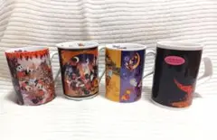 ディズニー　ハロウィンマグカップ4個セット