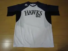 majestic 福岡ソフトバンクホークス 80th トレーニングシャツ