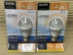 2個 LED電球 LDA4L-H-E17-G403 E17 25W形 電球色