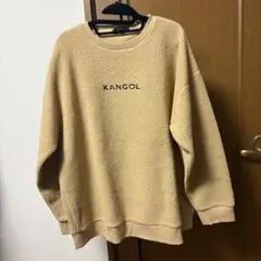 KANGOL ベージュ スウェット Fサイズ