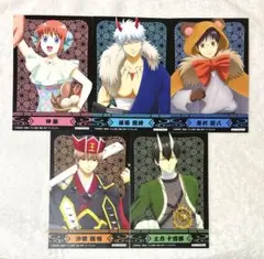 銀魂 マルイ OIOI 百鬼夜行 特典 イラストカード コンプリート コンプ