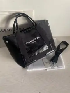 24時間匿名発送✨BALENCIAGA ブラックショルダーバッグ