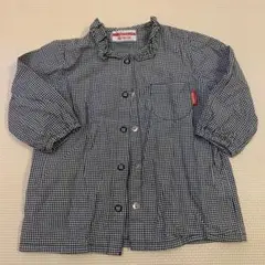 MIKIHOUSE チェック柄シャツ T80-GH