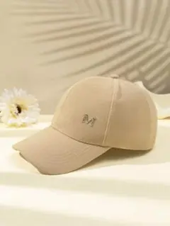【新品未使用】ベージュキャップ