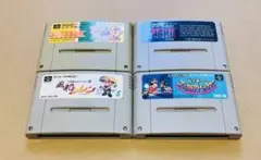 【スーパーファミコンソフト4本セット・任天堂・ファミコン】isu