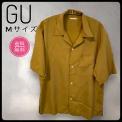 【GU】マスタード 半袖シャツ Mサイズ ジーユー