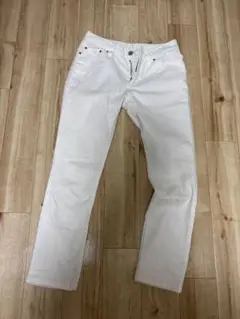 ホワイト Mサイズ デニムパンツ　grove