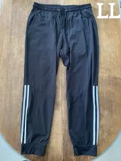 ジョガーパンツ LLサイズ 黒 ストレッチ ドライ サマーパンツ