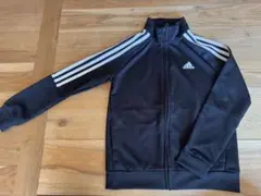 adidas 黒 ジップアップジャージ