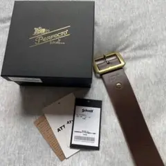 Schott PERFECT BELT ブラウン36
