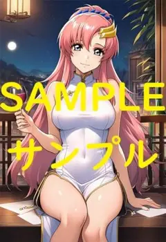 ガンダムseed ラクス・クライン(チャイナドレス_6)　A4サイズポスター