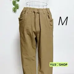 アンズポケット・カジュアルパンツ ストレッチパンツ ブラウン M