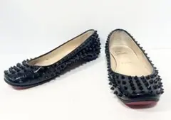 Christian Louboutin ルブタン スタッズ フラットシューズ