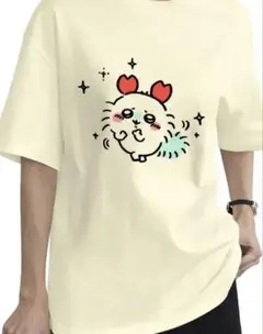 【Lサイズ】ちいかわ　モモンガTシャツ　カニカチューシャ
