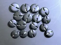 黒のプラスチック製スナップボタン 大小セット