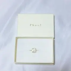 【新品】phool フール ポインテッド クリスタル リング 指輪