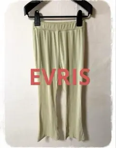 ☘️P1☘EVRIS シアークレープフレアパンツ M
