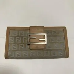 FENDI フェンディ 長財布 ズッカ柄 レディース メンズ ブランド