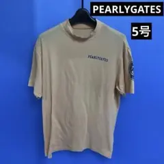 PEARLYGATES オレンジモックねっく半袖シャツ