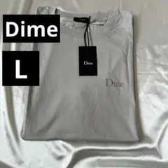 新品・未使用★Dime ロゴTシャツ　グレーLサイズ