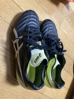 ASICS DS LIGHT ブラック/ライム サッカーシューズ