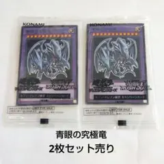 セブンイレブン ハイチュウコラボ 遊戯王 カード　 青眼の究極竜　２枚セット売り