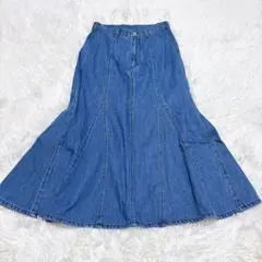 【美品✨】 デニム マーメイド スカート ロング Lucruca センソユニコ