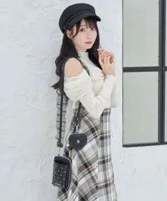 Rosé Muse organ frill mini shoulder ブラック