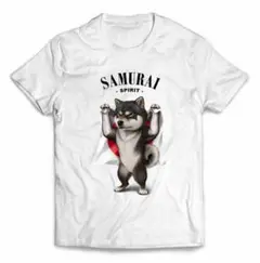 黒柴 柴犬 しばいぬ 国旗 日本魂 スピリッツ 半袖Tシャツ メンズ レディース