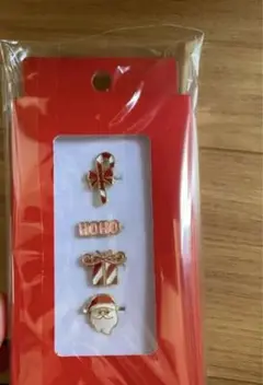 リングセット フリーサイズ クリスマス サンタクロース 雪だるま トナカイ