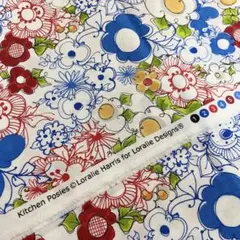 ロラライハリスKitchen Posies 110×45㎝ 綿生地 廃盤レア