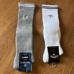 新品Callaway Munsingwear ゴルフハイソックス　25-27cm
