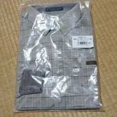 麻混スナップ釦ニットシャツ(紳 士) ベージュ　L　介護