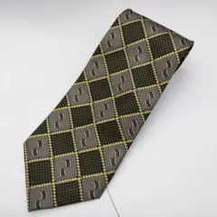 William Marche ダイヤモンドパターン ネクタイ