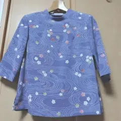 HAUTMONDE 宇野千代さん 花柄 カットソー プルオーバー M