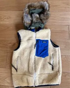 DENIM DUNGAREE デニム&ダンガリー　ボアベスト　150