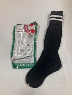 【未使用】サッカー　靴下　ストッキング　黒　19〜21cm